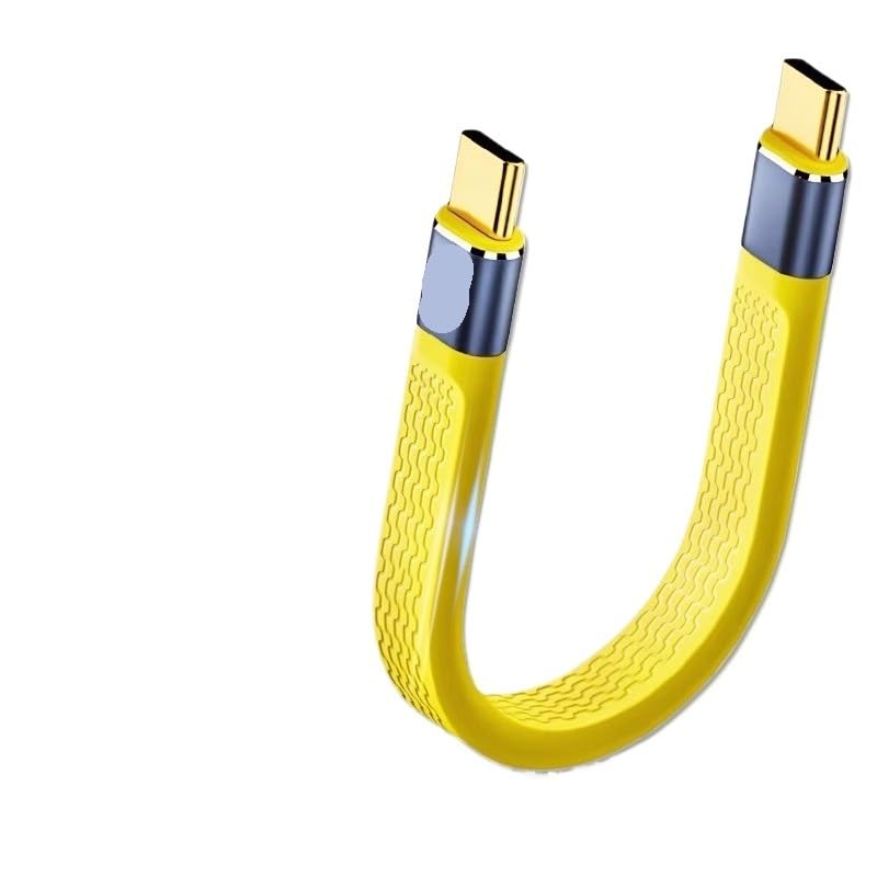 240W USB 4.0 Gen3 40Gbps FPC Cavo PD3.1 Tipo C Ricarica Rapida * / ing Cavo USB C a Tipo C Cavo Dati (nero)