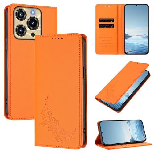 �X�}�z�P�[�X �Ή��@�� for Oukitel C69 �yRFID�u���b�N�z�y�J�[�h�z���_�[�t�����z �}�O�l�b�g�J�� �X�^���h�@�\�t���z�X�}�z�P�[�X Orange