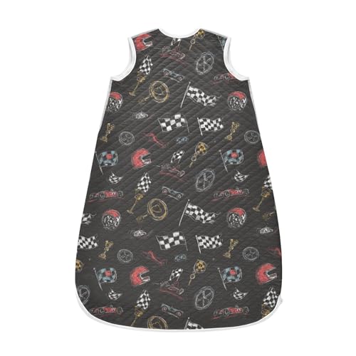 Image of vvfelixl Bright Funny Dinosaurs Baby Sleeping Bag Sleep Sack,Baby Wearable Blanket Sleep Suit for 0-6 Months