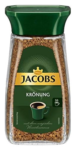 Jacobs oploskoffie, instant koffie, kroning, 100 g
