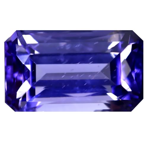Iolite de Ceylan 4.03 carats, cadeau précieux en pierre naturelle octogone
