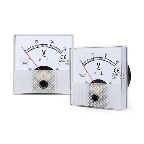 Voltmètre analogique CA DH-65 AC 300V pour tableau électrique