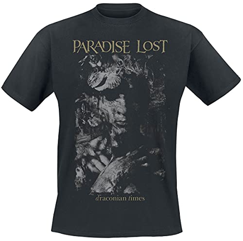Paradise Lost Draconian Times 2020 Männer T-Shirt schwarz L 100% Baumwolle Band-Merch, Bands