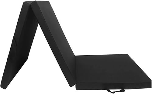 Tri Fold Folding Exercise Mat All Purpose Yoga Pad Non-Slip Aerobic Fitness Gym & Gymnastics Balance For Men Women