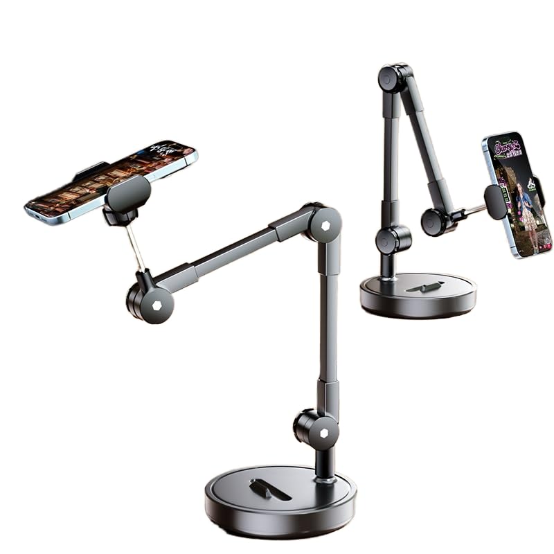 SHOPEE Overhead Phone Stand for Video Recording - Articulating Boom Arm Clip Phone Mount with Ultra-Stable Weighted Base f... - Review, Price and Buying Guide