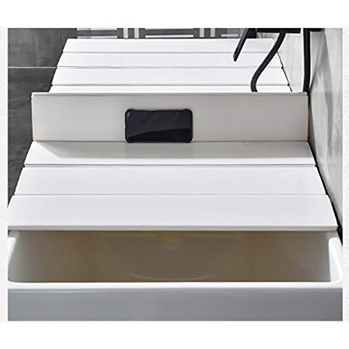 Cubierta para bañera aislante y tablero para polvo plegable 6