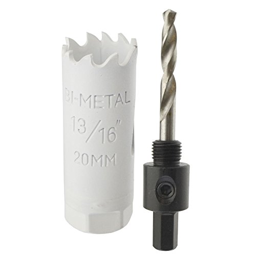 20mm HSS Hole Saw Holesaw Bi-Metal Blade Cutter Drill And Drill Adaptor Arbor