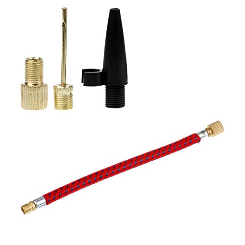 Kit de enchimento Jili Online Adaptador de Válvula Presta para Bicicleta de Estrada MTB + Bomba Port