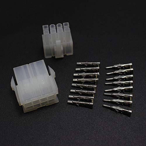 Set di 2 connettori terminali elettrici 5557 5559 a 10 pin da 4,2 mm, 2 connettori maschio e femmina a 5 poli.