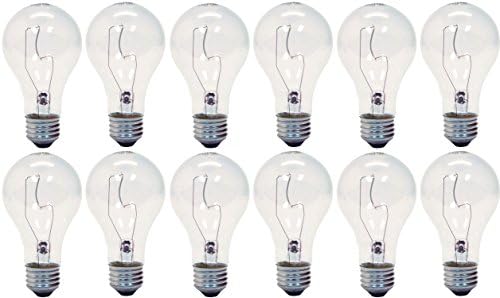 GE Crystal Clear Light Bulbs, 200 Watt, A21 General Purpose Light Bulbs, Medium Base (25 Pack)