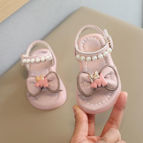 girls toddler sandal For Children Wearing Beach Shoes Pearl Soft Sole2