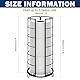 NearMoon Toilettenpapier-Organizer, freistehend, 3 Rollen, Taschentuchaufbewahrung, Metall, Badezimmer-Zubehör, rostfreier Toilettenpapierhalter für Badezimmer/Küche, Arbeitsplatte, Schrankregal,