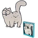 Puckator Reloj de Pared Moldeado - Simon'S Cat