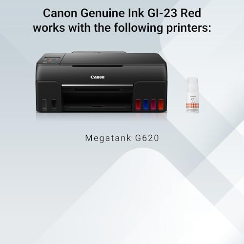 Image of Canon GI-23 Genuine Red Ink Bottle, Compatible with Megatank G620 Printers