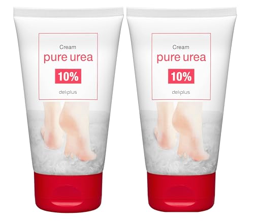 [Pack Doble Reparador de Pies] Crema para pies 10% urea pura para pies agrietados | 2 Botes 125 ml = 250 ml