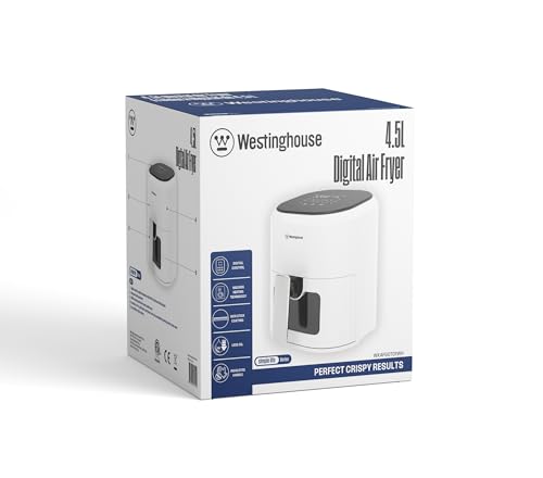 Westinghouse Simple Life 4.5L 1200W Digital Air Fryer | 60-200°C Temp Control, 0-60 Mins Timer, Powerful Halogen Heating| Non-Stick, 10-In-1... - Image 4