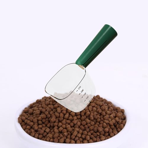 Fenteer Tierfutter Schaufel, Messbecher für Hunde, Katzen, Welpen Und Kleine Hunde