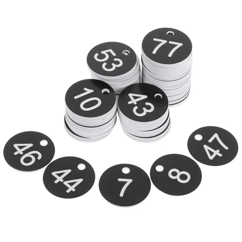 Etiquetas para llaves numeradas para organizar llaveros masivos sin confusiones