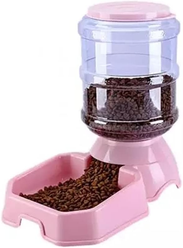 3.8L Automatic Pet Feeders Dog Drinking Bowl Large Capacity Water Food Holder Dogs Supplies (C One size)