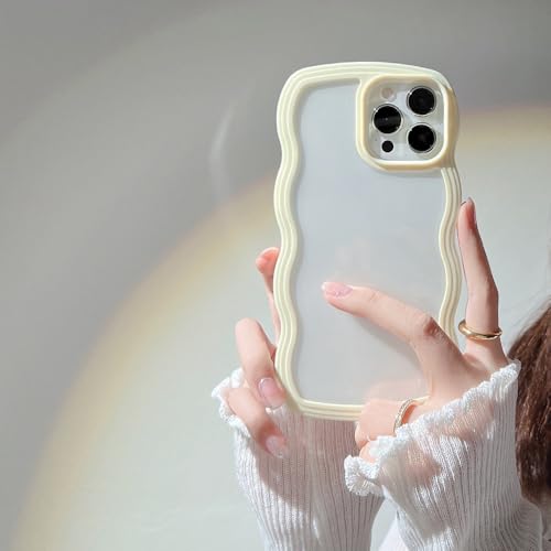 Coque iPhone 14 Plus transparente souple ondulée pour éviter les bris d'écran