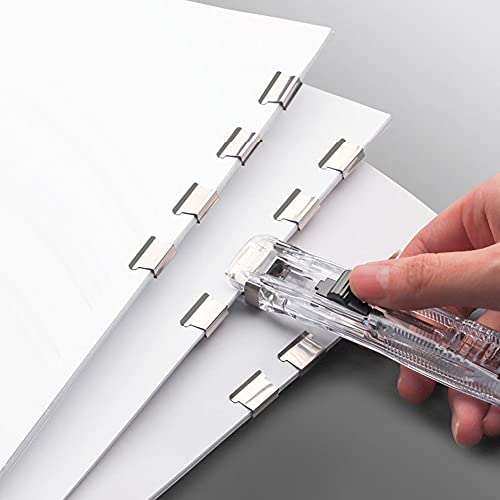 Mollensiuer LYJ1115(1) 1 Piece Portable Transparent Plastic Handheld Paper Clam Dispenser Paper Clipper thumb #6
