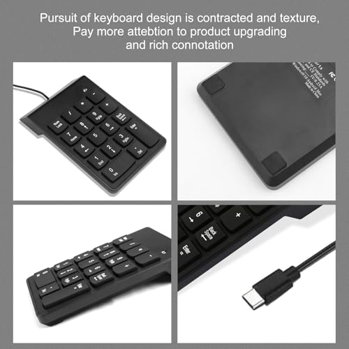 Mini teclado con cable USB C para PC, el bloque numérico compacto que le falta a tu laptop 3