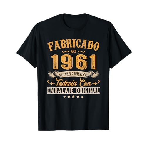 Fabricado En 1961 Regalo Para Hombre 60 Años Cumpleaños Camiseta
