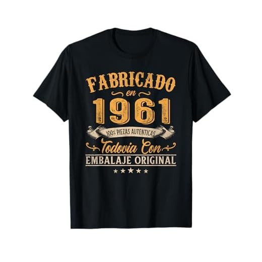 Fabricado En 1961 Regalo Para Hombre 60 Años Cumpleaños Camiseta