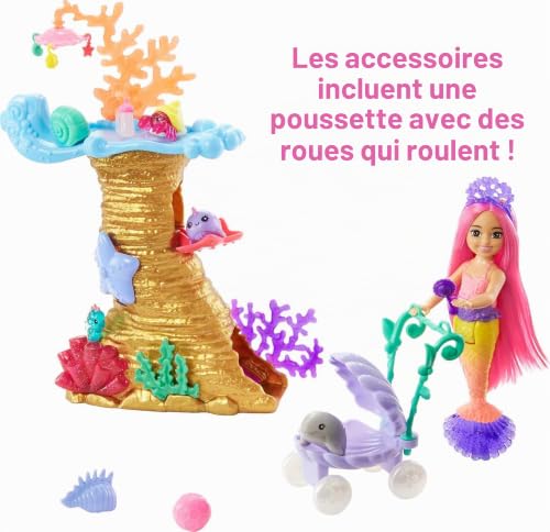 Barbie Barbie Mermaid Power Coffret Avec Poupée Chelsea - vue 6