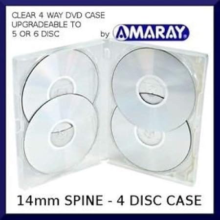 custodia dvd per 4 dvd