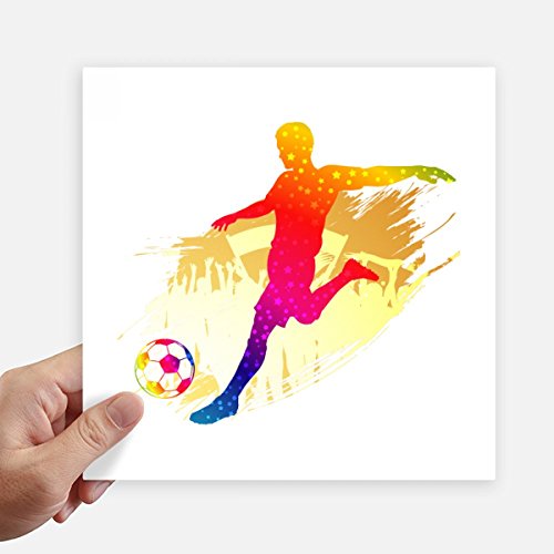 Stickers de fútbol de 20cm x 20cm decoración pared láminas autoadhesivas 2