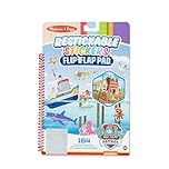 Melissa & Doug PAW Patrol Reusable Stickers Adventure Bay | Activity Pad | Sticker Book | 3+ | Gift for Boy or Girl