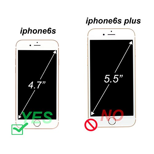 Arae Case For Iphone 6S / Iphone 6, Premium Pu Leather Wallet Case [Wrist Strap] Flip Folio [Kickstand Feature] With Id&Credit Card Pockets For Iphone 6S / 6 4.7 Inch (Rosegold) #TOP7