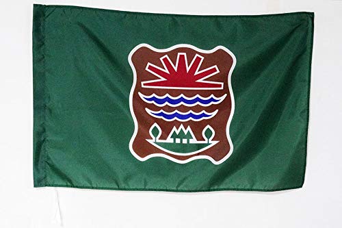 AZ FLAG Drapeau Abénaquis de L'est du Québec avec Fourreau pour Hampe, 150cm x 90cm
