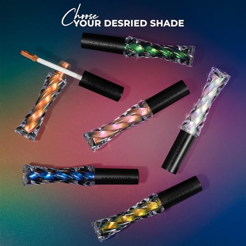 Image of Profusion Cosmetics Prismatic Chrome Multi Dimensional liquid Eye Shadow - Retrograde (2.3ml)