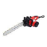 Tronçonneuse électrique 800 tr/min 2000 W - Tronçonneuse à main - Lame robuste et chaîne tranchante - Scie bois sans effort - Fenêtre d'huile visible - Lubrification automatique de la chaîne 220 V