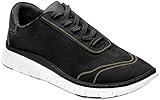 Vionic Women’s Fresh Riley Lace Up Sneakers – Ladies Athletic Shoes with Concealed Orthotic Support - Black Black 6.5M