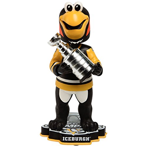 FOCO NHL Pittsburgh Penguins (2017 Edition) FOCO NHL CHAMPIONS MASCOT 8" BOBBLE