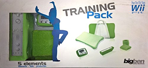 Pack : revêtement silicone + sac de transport matelassé + 2 protège-poignets + étui rangement Wii Remote + podomètre