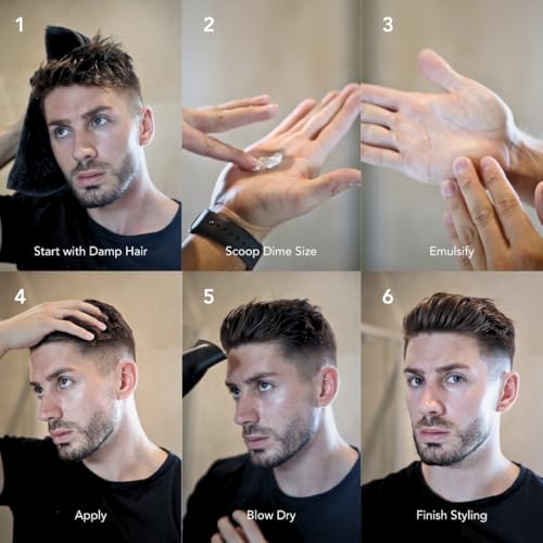 blumaan wax fiber for men - adds volume amp controls hair all day hold - natural finish for all hair types - original styling meraki