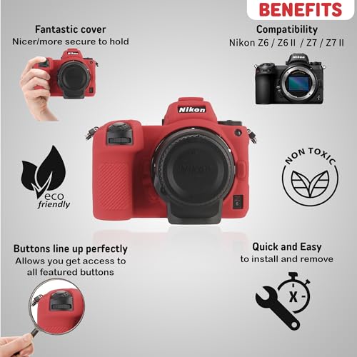Funda para Cámara Nikon Z6 Z7 de Silicona Protectora miniatura 3