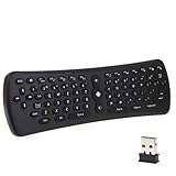 2.4GHz Fly Air ratón sin hilos del teclado Qwerty teclado remoto para PC Android TV Box HTPC(visión inglés, no lleva letra ñ)