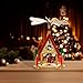 Kurt Adler Wood Alpine House Carousel with Candles, 12-Inch