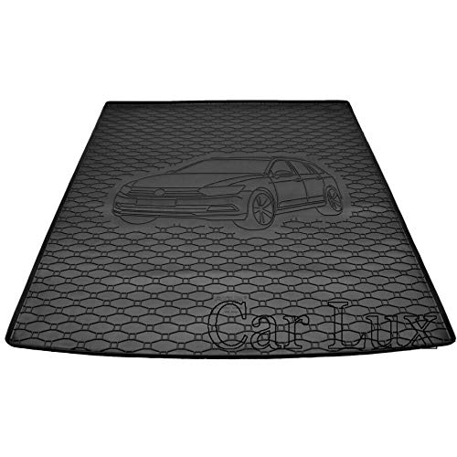 Car Lux AR01444 - Alfombra Cubeta Protector Cubre Maletero Con Antideslizante Para Passat B7