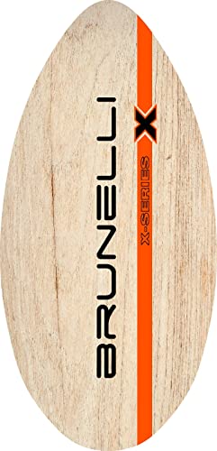 Foto von Brunelli Skimboard Surfbrett Holz Wellenbrett Surfboard Skim Board