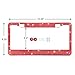 TZARROT Red Bling Rhinestone License Plate Frames for Women, Metal Rust-Proof License Plate Cover Bling Car Accessories for Women Girls