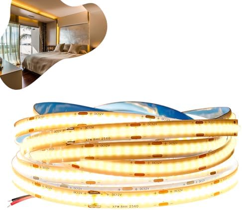 Fita Led 110v/220v Direta Cob Rolo 10m Não Usa Fonte (Branco Quen...