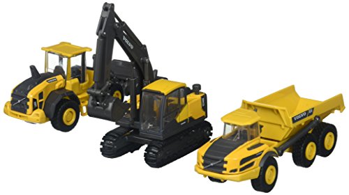 Vehículos Volvo de Construcción 3-Pack 5" NewRay