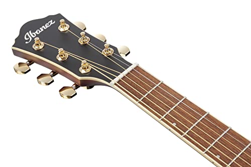 Ibanez AEWC12-RGF Rose Gold Metallic Flat – Guitare Acoustique - Les Beatles, Paul McCartney, John Lennon, RIngo Starr, George Harrison Ibanez AEWC12-RGF Rose Gold Metallic Flat - Guitare Acoustique – Image 5