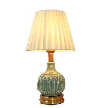 Amazon.co.jp : 寝室用テーブルランプ セラミックテーブルランプ